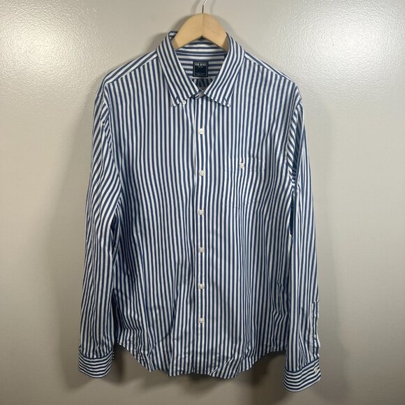 Todd Snyder Slim Fit Summerweight Favorite Button Down Shirt Mens Size XL Blue - Picture 1 of 11
